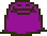 Nubert from Deltarune, but purple